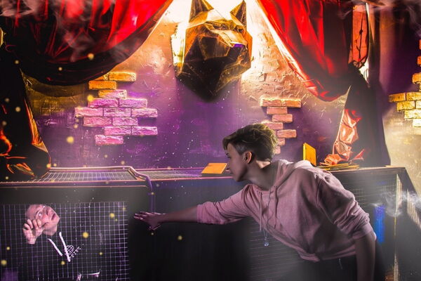 Фотография перформанса «Собачье сердце»